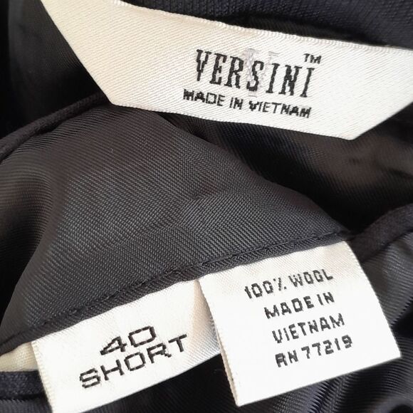 Versini 3 Button Wool Blazer 40 Short - Picture 4 of 17